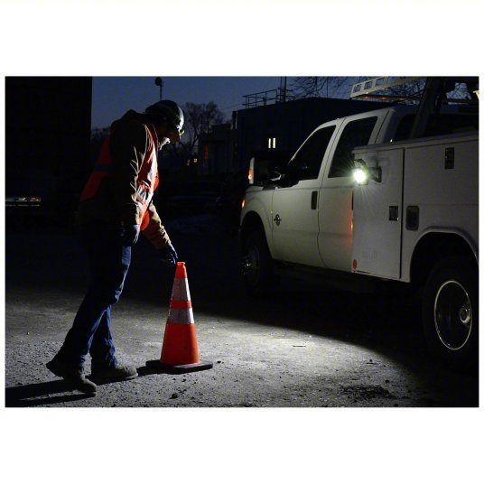 Koehler 89000 Area Job Site Light 3,000 lm Max Brightness, LED, Dimming, 1 Lamp Heads, IPX4