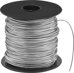 McMaster 8860K13 Round Bend-and-Stay Multipurpose 304 Stainless Steel Wire Matte Finish, 1/4-lb. Spool, 0.025" Diameter