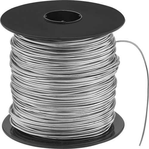 McMaster 8860K84 Round Bend-and-Stay Multipurpose 304 Stainless Steel Wire Matte Finish, 5-lb. Spool, 0.041" Diameter
