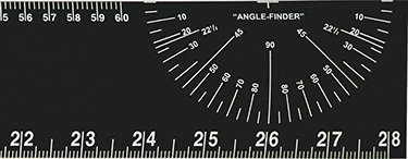 McMaster 8991A71 Pipe Size Chart/Ruler for 1"-6" and 2 mm-60 cm Pipe OD