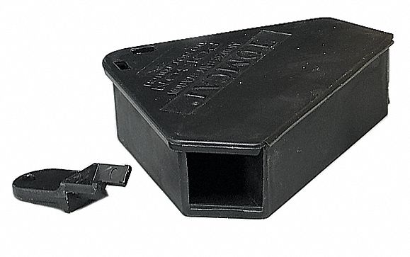 Tomcat 33466 Tamper Resistant Rodent Station, Box Trap, Box, 16 oz Container Size, Bait Station