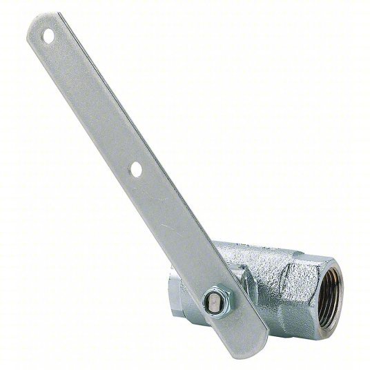Haws SP260 Ball Valve, Compatible with Haws, Chrome Plated Brass/Stainless Steel, Silver, NPT