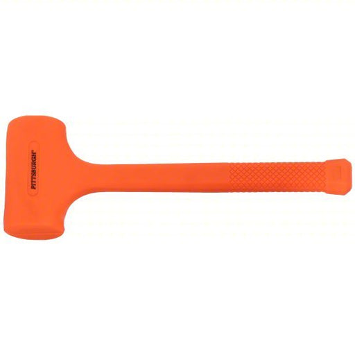 AMS 11677 Dead Blow Hammer Steel Handle, 2 3/8 lb Head Wt, 2 1/4 in Hammer Face Dia, 14 in Overall Lg