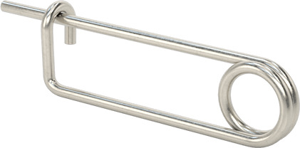 McMaster 90026A110 18-8 Stainless Steel Strong-Hold Wire-Snap Cotter Pin 5/32" Diameter, 2-1/2" Usable Length