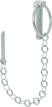 McMaster 90170A227 Linch Pin with Chain and Cotter Pin, 5/16" Diameter, Pack of 5