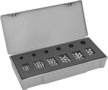 McMaster 90284A400 Key-Locking Insert Assortment with Tool, 18-8 Stainless Steel, 10-24 to 1/2"-13 Thread Sizes