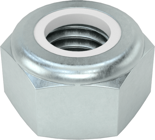 McMaster 90576A117 Medium-Strength Steel Nylon-Insert Locknut, Zinc Plated, M8 x 1.25 mm Thread Size, Pack of 100