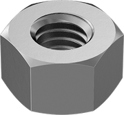 McMaster 90725A043 Zinc-Plated Steel High Hex Nut Class 8, M6 x 1 mm Thread