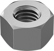 McMaster 90725A715 Zinc-Plated Steel High Hex Nut Class 8, M8 x 1.25 mm Thread PK50
