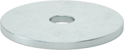 McMaster 91117A219 Zinc-Plated Steel Oversized Washer, for 3/8" Screw Size, 0.406" ID, 2.00" OD, 0.11" to 0.14" Thick, Pack of 5