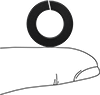 McMaster 91169A210 Steel Split Lock Washer, for M10 Screw Size, 10.7 mm ID, 18.1 mm OD, Pack of 100