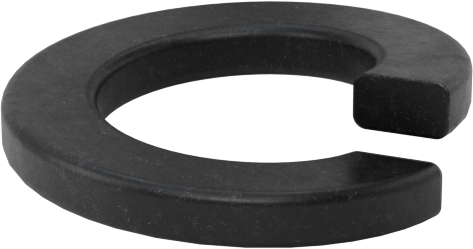 McMaster 91169A210 Steel Split Lock Washer, for M10 Screw Size, 10.7 mm ID, 18.1 mm OD, Pack of 100