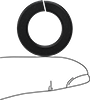 McMaster 91169A220 Steel Split Lock Washer, for M14 Screw Size, 14.7 mm ID, 24.1 mm OD, Pack of 100