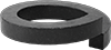 McMaster 91190A570 Black-Oxide Steel Split Lock Washer, for M12 Socket Head Screws, 12.7 mm ID, 18 mm OD, Pack of 100