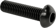McMaster 91239A327 Button Head Hex Drive Screw Black-Oxide Alloy Steel, M6 x 1.00 mm Thread, 25 mm Long