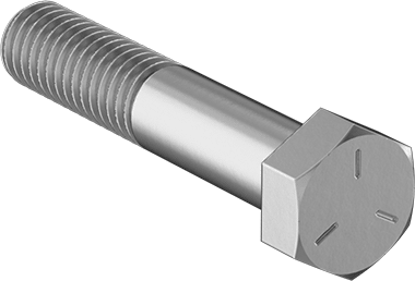 McMaster 91247A632 Medium-Strength Grade 5 Steel Hex Head Screw Zinc-Plated, 3/8"-16 Thread Size, 2" Long, Partially Threaded PK25