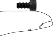 McMaster 91251A240 Black-Oxide Alloy Steel Socket Head Screw 10-24 Thread Size, 3/8" Long PK100