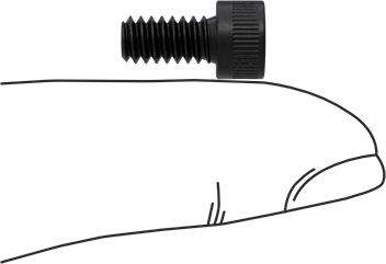 McMaster 91251A240 Black-Oxide Alloy Steel Socket Head Screw 10-24 Thread Size, 3/8" Long PK100
