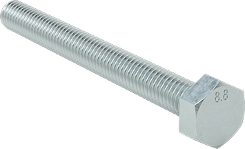 McMaster 91280A546 Medium-Strength Class 8.8 Steel Hex Head Screw Zinc-Plated, M8 x 1.25 mm Thread, 50 mm Long Pk25