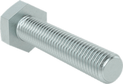 McMaster 91280A911 Medium-Strength Class 8.8 Steel Hex Head Screw Zinc-Plated, M20 x 2.5 mm Thread, 80 mm Long, Fully Threaded