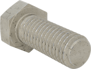 McMaster 91286A627 High-Strength Grade 8 Steel Hex Head Screw Zinc-Flake Coated, 3/8"-16 Thread Size, 1" Long PK25