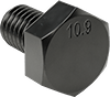 McMaster 94166A130 Black-Oxide High-Strength Steel Hex Nut, Class 10, M6 x 1 mm Thread Size, Pack of 50