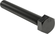 McMaster 91310A145 High-Strength Class 10.9 Steel Hex Head Screw, M12 x 1.75 mm Thread Size, 90 mm Long, Fully Threaded, Pack of 10