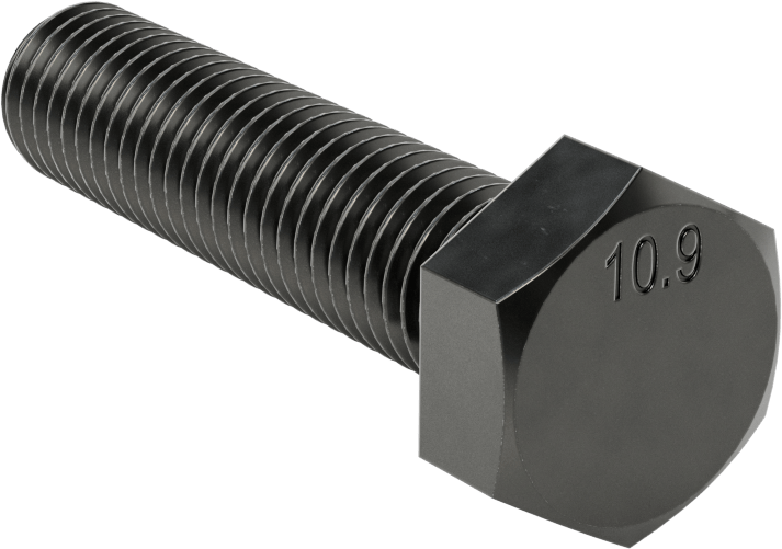 McMaster 91310A148 High-Strength Class 10.9 Steel Hex Head Screw, M14 x 2 mm Thread Size, 60 mm Long, Fully Threaded, Pack of 10