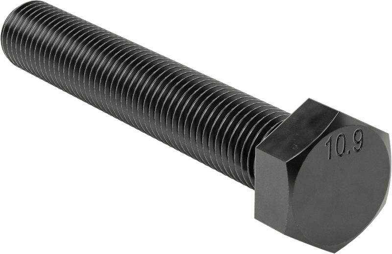 McMaster 91310A154 High-Strength Class 10.9 Steel Hex Head Screw, M16 x 2 mm Thread Size, 100 mm Long, Fully Threaded, Pack of 5