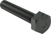 McMaster 91310A527 High-Strength Class 10.9 Steel Hex Head Screw, M10 x 1.25 mm Thread Size, 60 mm Long, Fully Threaded, Pack of 10