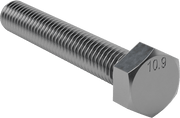 McMaster 91310A543 High-Strength Class 10.9 Steel Hex Head Screw, M8 x 1.25 mm Thread Size, 50 mm Long, Fully Threaded, Pack of 25
