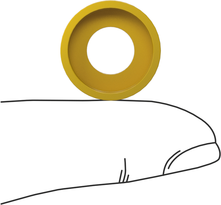 McMaster 91465K751 1/4" Hose ID Ring Stop for Brass Push-on Hose Fitting for Air and Water PK25