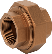 McMaster 9152K67 Medium-Pressure Brass Pipe Fitting Union Straight Connector, 1-1/2 NPT Female