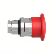 Schneider ZB4BT84TQ Push-Button 22 mm Size, Maintained Push / Maintained Pull, Red, 12/13/4/4X