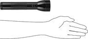 McMaster 9206N44 Flashlight with Twist Focus, LED, 485 Lumens, 70 Lumens and 20 Lumenswith Twist Focus, LED, 485 Lumens, 70 Lumens and 20 Lumens