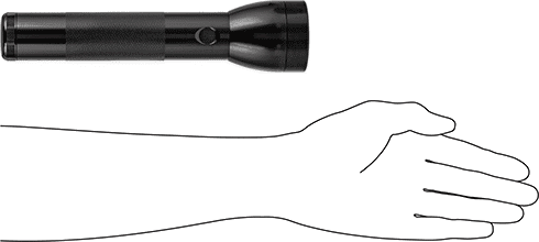 McMaster 9206N44 Flashlight with Twist Focus, LED, 485 Lumens, 70 Lumens and 20 Lumenswith Twist Focus, LED, 485 Lumens, 70 Lumens and 20 Lumens