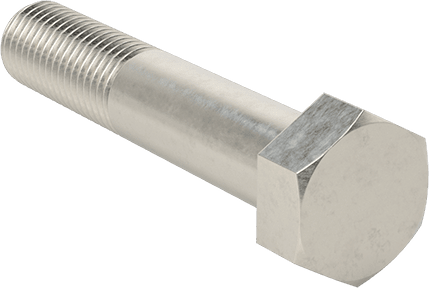 McMaster 92186A890 Super-Corrosion-Resistant 316 Stainless Steel Hex Head Screw 7/8"-9 Thread Size, 4-1/2" Long, Partially Threaded