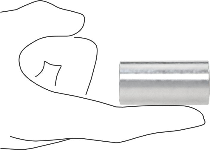 McMaster 92510A833 Aluminum Unthreaded Spacer 1" OD, 2" Long, for 5/8" Screw Size