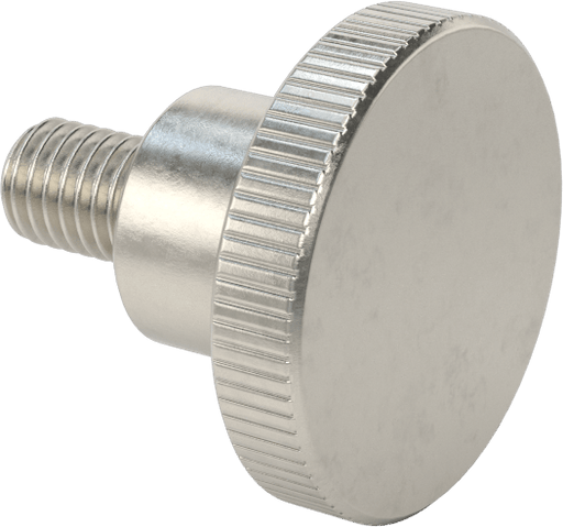 McMaster 92558A440 Stainless Steel Raised Knurled-Head Thumb Screw, M8 x 1.25 mm Thread Size, 12 mm Long