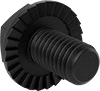 McMaster 98035A104 Black-Oxide Steel Washer, Oversized, for M6 Screw Size, 6.4 mm ID, 13.0 mm OD, Pack of 10