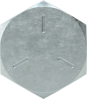 McMaster 92865A806 Medium-Strength Grade 5 Steel Hex Head Screw Zinc-Plated, 5/8"-11 Thread Size, 3" Long, Fully Threaded PK5