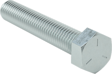 McMaster 92865A849 Medium-Strength Grade 5 Steel Hex Head Screw Zinc-Plated, 3/4"-10 Thread Size, 3-1/2" Long, Fully Threaded