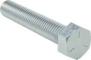 McMaster 92865A889 Medium-Strength Grade 5 Steel Hex Head Screw Zinc-Plated, 7/8"-9 Thread Size, 4" Long, Fully Threaded