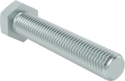 McMaster 92865A806 Medium-Strength Grade 5 Steel Hex Head Screw Zinc-Plated, 5/8"-11 Thread Size, 3" Long, Fully Threaded PK5