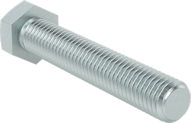 McMaster 92865A889 Medium-Strength Grade 5 Steel Hex Head Screw Zinc-Plated, 7/8"-9 Thread Size, 4" Long, Fully Threaded