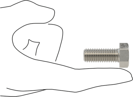 McMaster 93190A714 Super-Corrosion-Resistant 316 Stainless Steel Hex Head Screw 1/2"-13 Thread Size, 1-1/4" Long