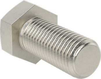 McMaster 93190A880 Super-Corrosion-Resistant 316 Stainless Steel Hex Head Screw 7/8"-9 Thread Size, 2" Long