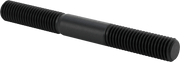 McMaster 93275A053 Black-Oxide Steel Threaded on Both Ends Setup Stud, M12 x 1.75 mm Thread, 39 mm Thread Lengths, 110 mm Long