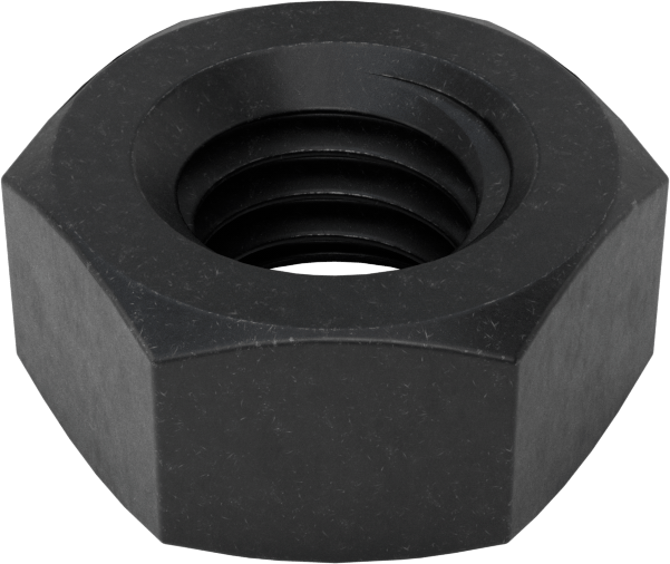 McMaster 94166A140 Black-Oxide High-Strength Steel Hex Nut, Class 10, M8 x 1.25 mm Thread Size, Pack of 25