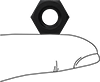 McMaster 94166A140 Black-Oxide High-Strength Steel Hex Nut, Class 10, M8 x 1.25 mm Thread Size, Pack of 25